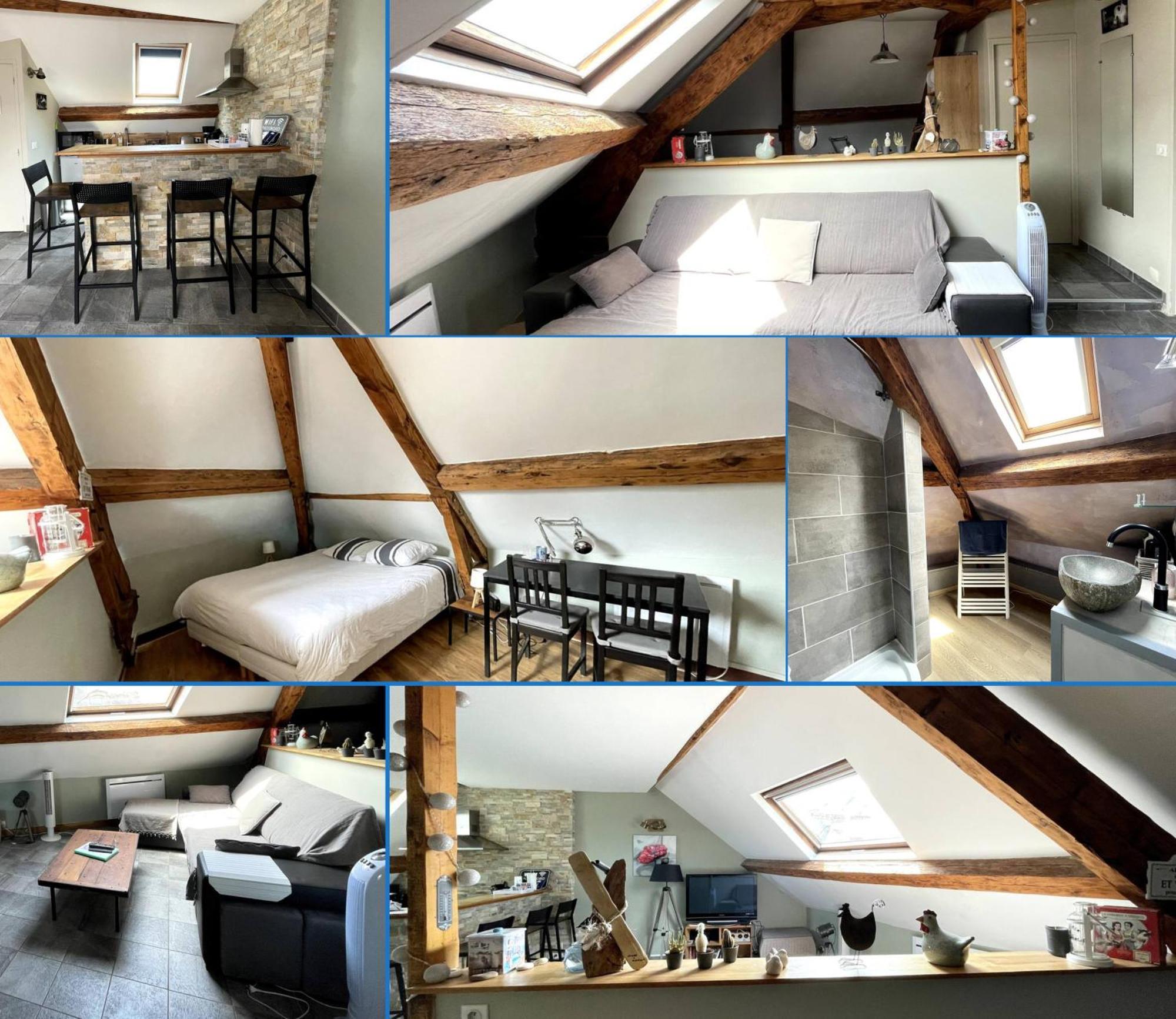 Les Combles De L Aure Grand Studio Cosy Confortable Classe 3 Etoiles Centre Bayeux 2 Mn A Pied Cathedrale Proche Plages Du Debarquement Ngoại thất bức ảnh